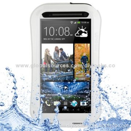 MEI Metal Ultra-thin Rain-resistant + Dropproof + Shockproof + Dustproof Protective Case for HTC